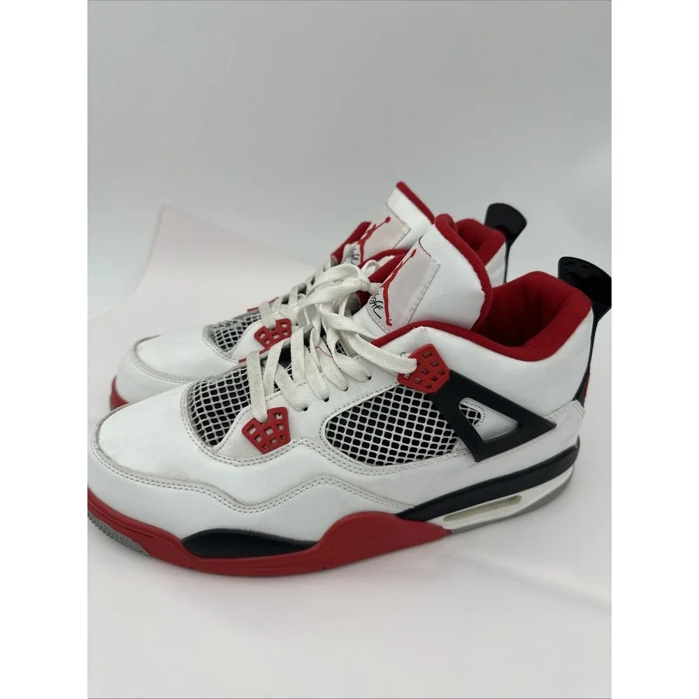 Men's Nike Air Jordan 4 Retro Fire Red Jordan Sz. 12 EUC 13603-161